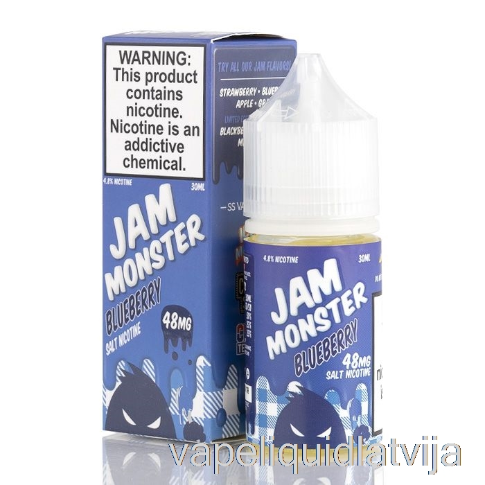 Melleņu - Ievārījuma Monstru Sāļi - 30ml 48mg Vape šķidrums